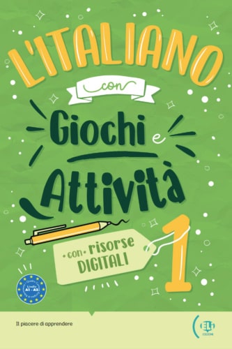 Italiano con Giochi e Attività 1 okładka