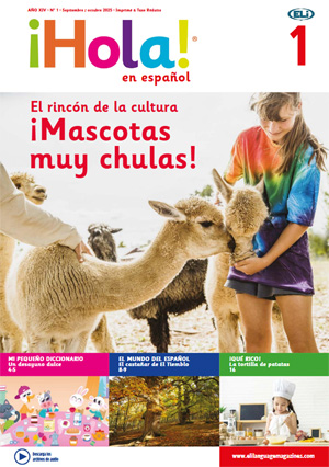 Czasopismo ¡Hola! en español A1 do nauki hiszpańśkiego dla dzieci