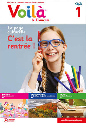 Czasopismo Voilà le français A1 do nauki francuskiego dla dzieci